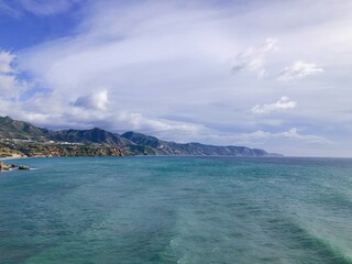 [Spain] View of the Mediterranean Sea from The Balcony of Europe (Nerja)