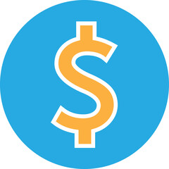 Dollar money icon sign symbol design
