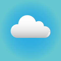 cloud vector svg . cloud vector icon. 3d cloud vector svg
