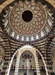 Ceiling decorations of a caravanserai in Syria 