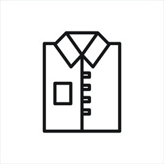 men shirt vector for website symbol icon presentation