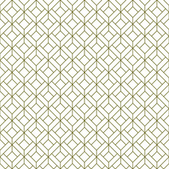 Seamless geometric ornament . Brown color thin lines .