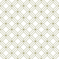 Seamless geometric ornament . Brown color thin lines .