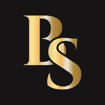 Initial letter SB, BS logo design vector template. Monogram SB logotype luxury symbol