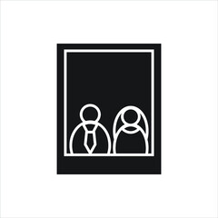 polaroid photo vector for website symbol icon presentation