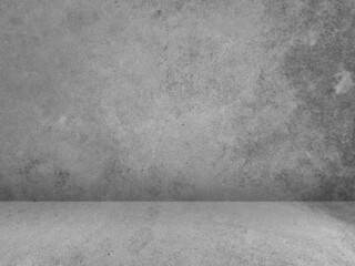 Concrete wall background for displaying products in 3d.