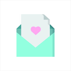 love letter vector for website symbol icon presentation