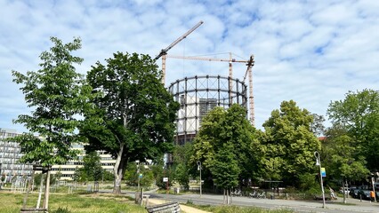 Obraz premium basketball hoop on the playground