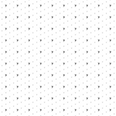 Square seamless background pattern from geometric shapes are different sizes and opacity. The pattern is evenly filled with small black wheat symbols. Vector illustration on white background