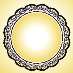 Vector frame of flowers. Vintage floral elements Isolated botanical illustration for a postcard.