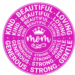 The design will fit perfectly as a print on a shirt, cups. 