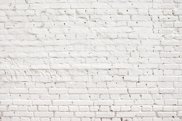 Light white brick wall background. 