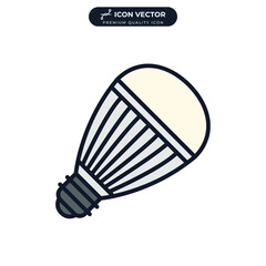light bulb icon symbol template for graphic and web design collection logo vector illustration