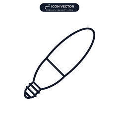 light bulb icon symbol template for graphic and web design collection logo vector illustration