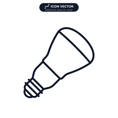 light bulb icon symbol template for graphic and web design collection logo vector illustration