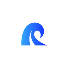 R Wave Logo Simple