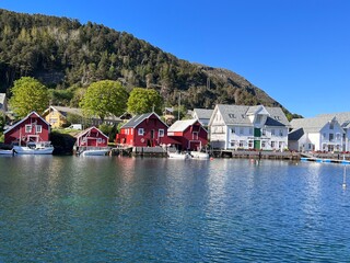 Knutholmen Kalvåg Bremanger Norway Summer Holiday