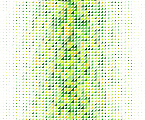 Obraz premium Abstract background with green triangles. Common design for web, card, wallpapers. Vector