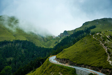 Fototapeta na wymiar Taiwan, Central Mountains, National Forest Recreation Area, Hehuan Mountain
