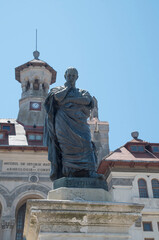 Statue of Ovid in front of the Museum of National History in Constanta