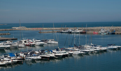 Fototapeta na wymiar Yacht port of Constanta, Romania