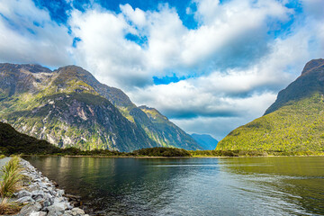 Fiordland park. The magical nature