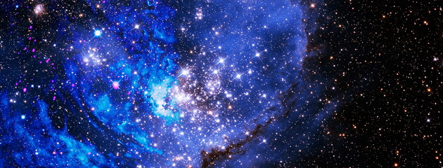 High quality space background. explosion supernova. Bright Star Nebula. Distant galaxy. Abstract...