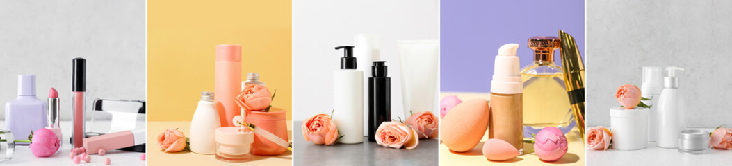 Set of natural cosmetic products