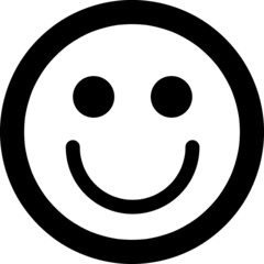 Happy smile icon vector illustration on white background..eps