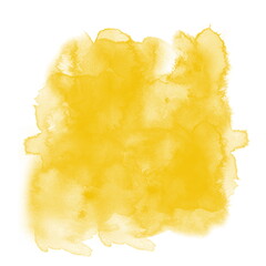 Abstract Watercolor Smokey Background Yellow