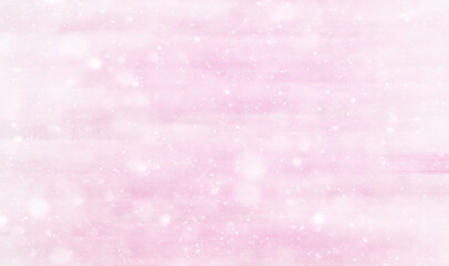 pink abstract background snowfall watercolor