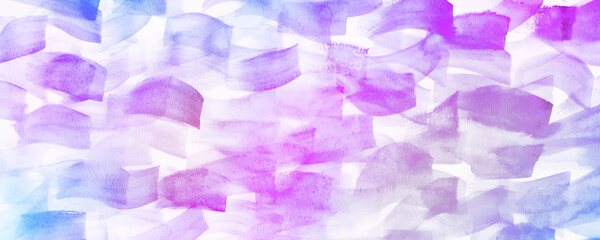 Obraz premium multicolored gradient brush strokes watercolor abstract background