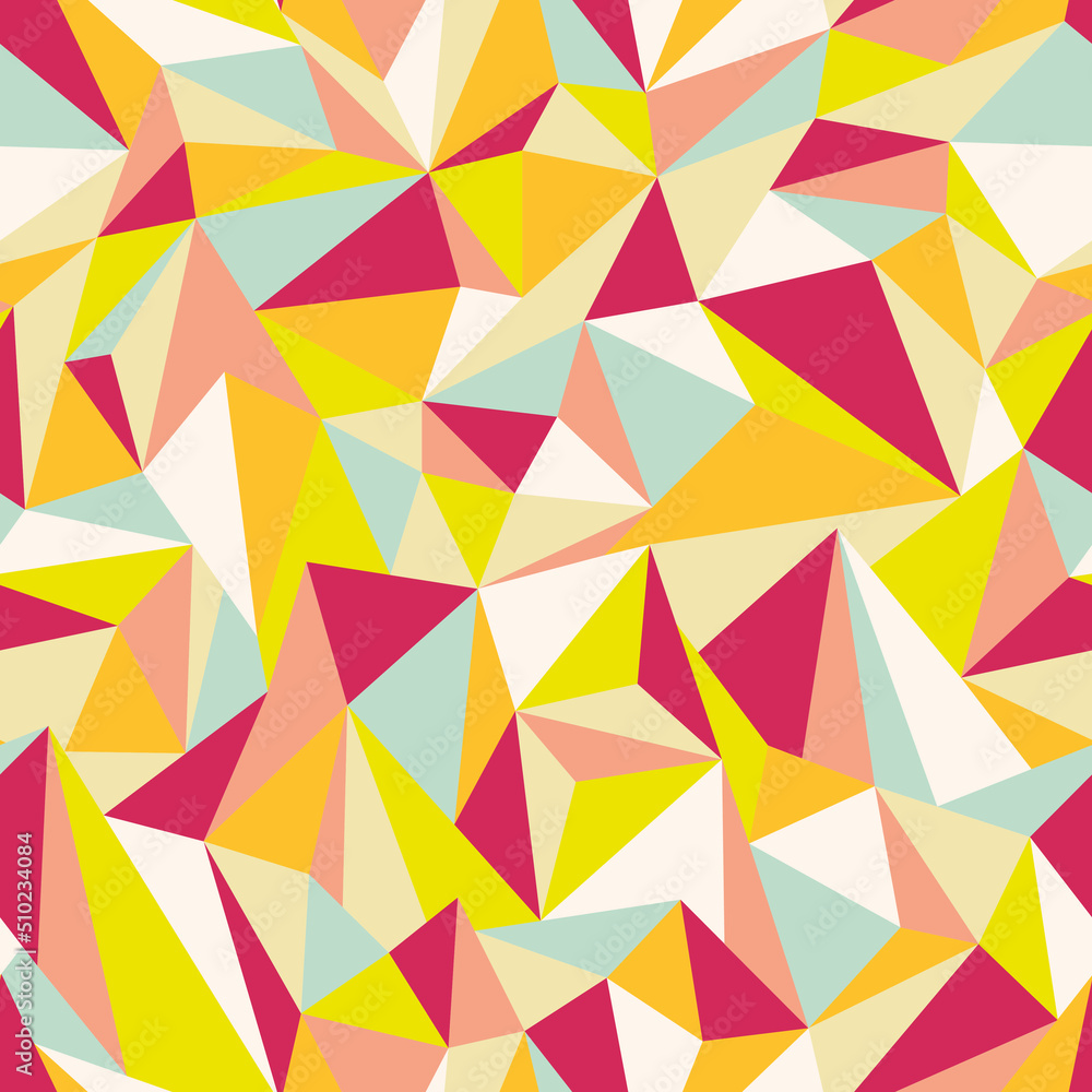 Poster seamless stylish abstract geometric pattern