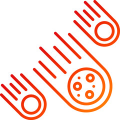 Meteorites Icon Style © Circlon
