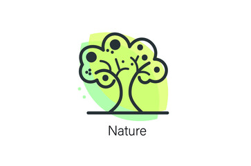 productive nature icon vector illustration 