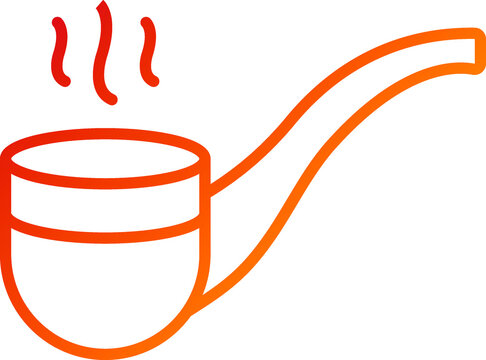 recommend clip art: Smoking Pipe Icon Style
