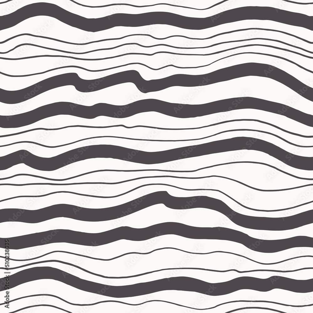 Aufkleber seamless abstract pattern with hand drawn lines