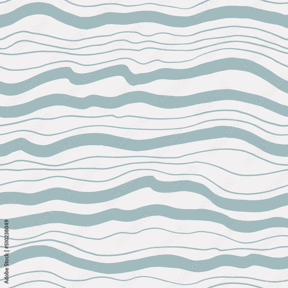 Poster Seamless abstract pattern with hand drawn lines