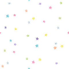 Seamless pattern with color little stars - 510238000