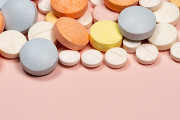 variation of coated tablets for treatment of diseases