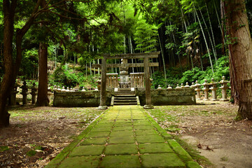 小泉八雲の怪談に出てくる亀の石造がある松江市月照寺の松江藩藩主の墓