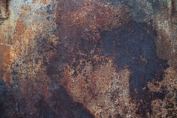 Rusty metal background, old rusty background.