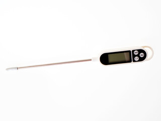 Food culinary electronic thermometer with a long probe