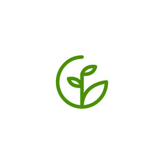 G Leaf Growth Logo 