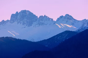 Fototapeten wunderschöne verschneite Kaçkar-Berglandschaft © emrah