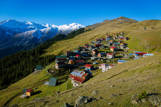 high Ka&ccedil;kar mountains and Gito plateau, Rize