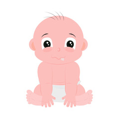 baby in diaper