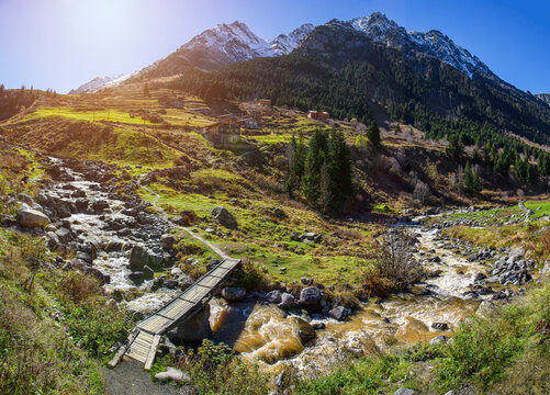 elevit plateau.Beautiful views from the Rize highlands in the Black Sea region of Turkey