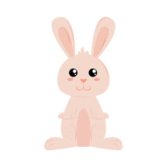 Fototapeta premium cute rabbit icon