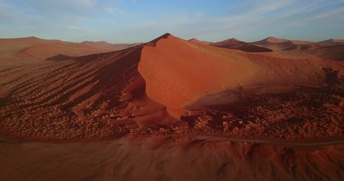 Landscapes of the Namib desert, Aerial view